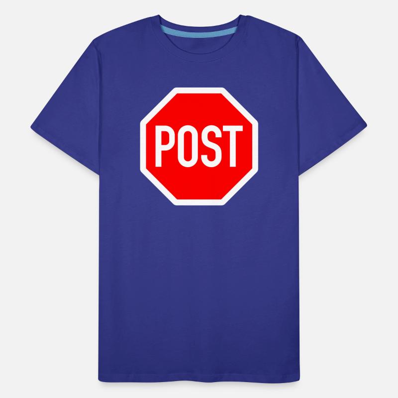 post oder stop? Männer Premium Bio T-Shirt