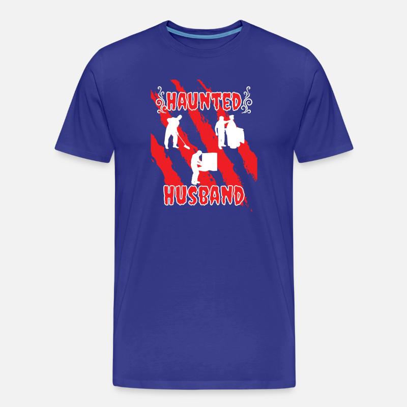 Husband Haunted - Männer Premium Bio T-Shirt - Königsblau