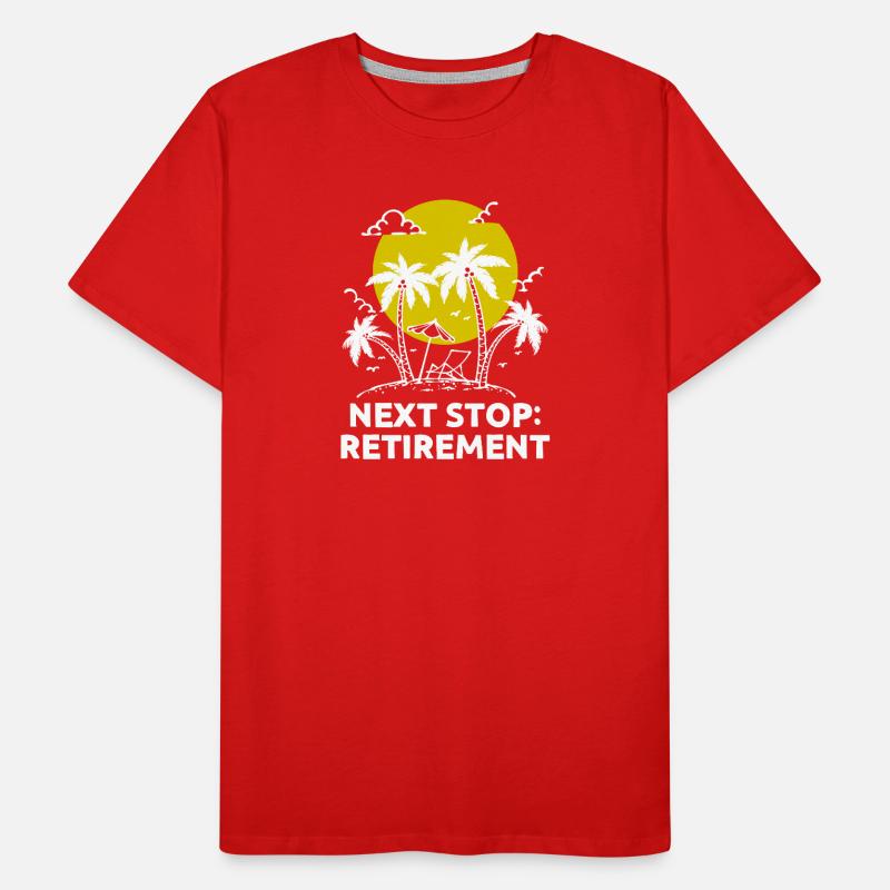 Retirement Statement Leisure Farewell Retiree Men's Premium Organic T-Shirt