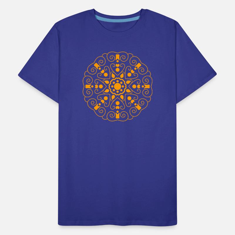 Mandala Élégance Ornementale T-shirt bio Premium Homme