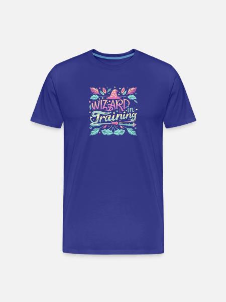 Wizard in Training - Men's Premium Organic T-Shirt - royal blue
