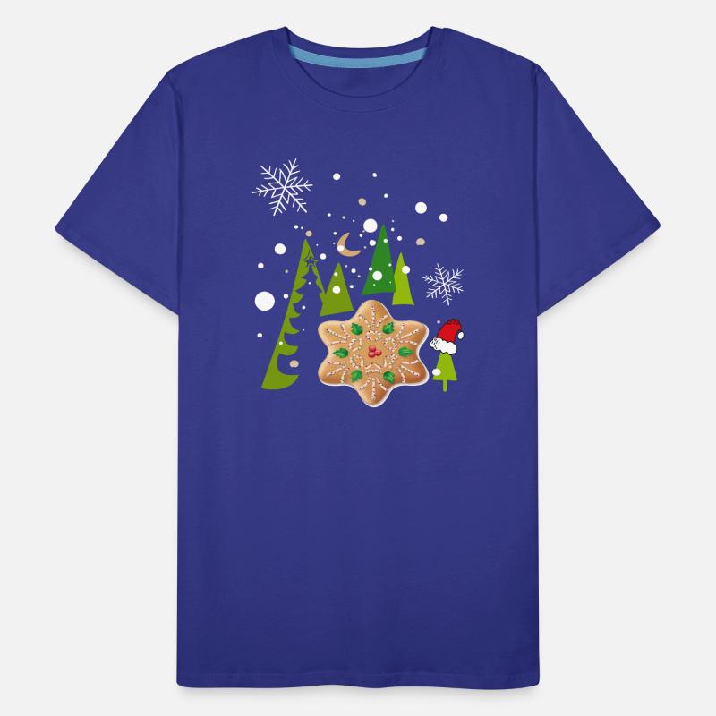 Advent, gingerbread, biscuits Men's Premium Organic T-Shirt