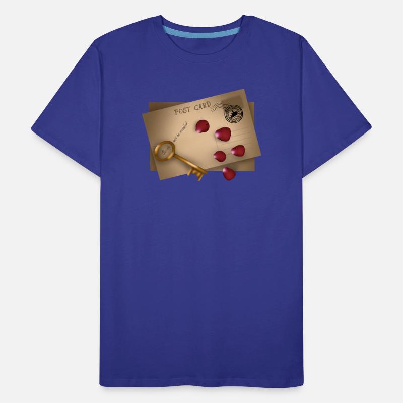 Post Card: Secrets will be released Männer Premium Bio T-Shirt