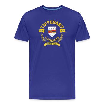 Tipperary Legends Premier County Ireland - Men's Premium Organic T-Shirt - royal blue - Front - Damien (186cm)