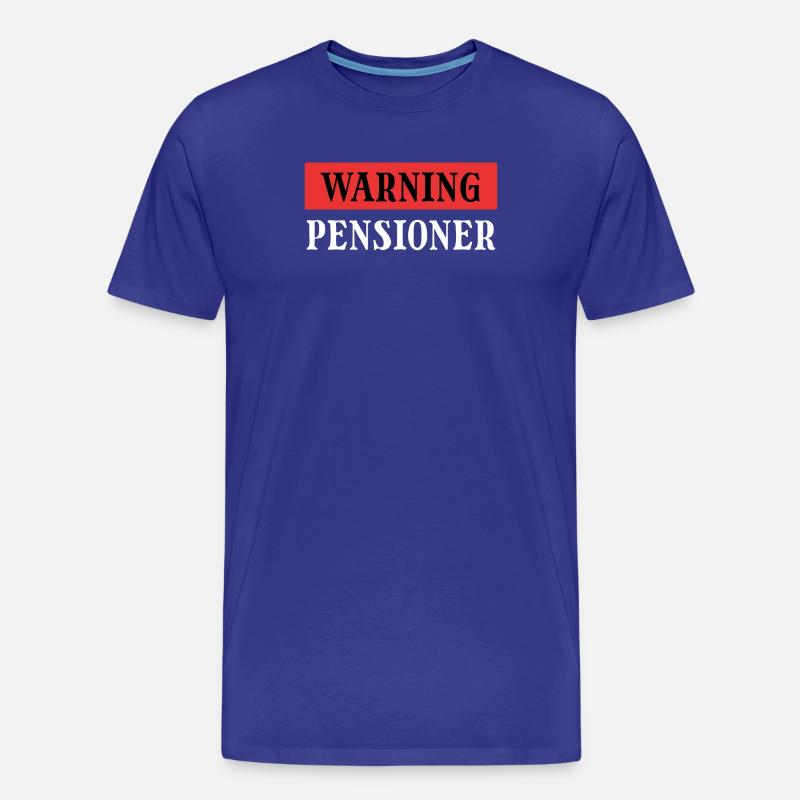 Pensionierung Senior Statement Ruhestand Freizeit - Männer Premium Bio T-Shirt - Königsblau