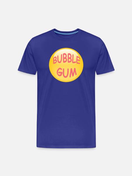 bubble gum - Men's Premium Organic T-Shirt - royal blue