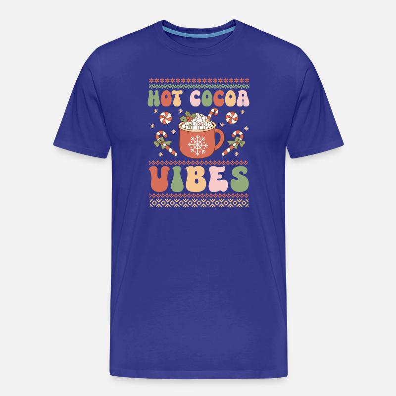 Hässlicher Weihnachtspullover - Männer Premium Bio T-Shirt - Königsblau