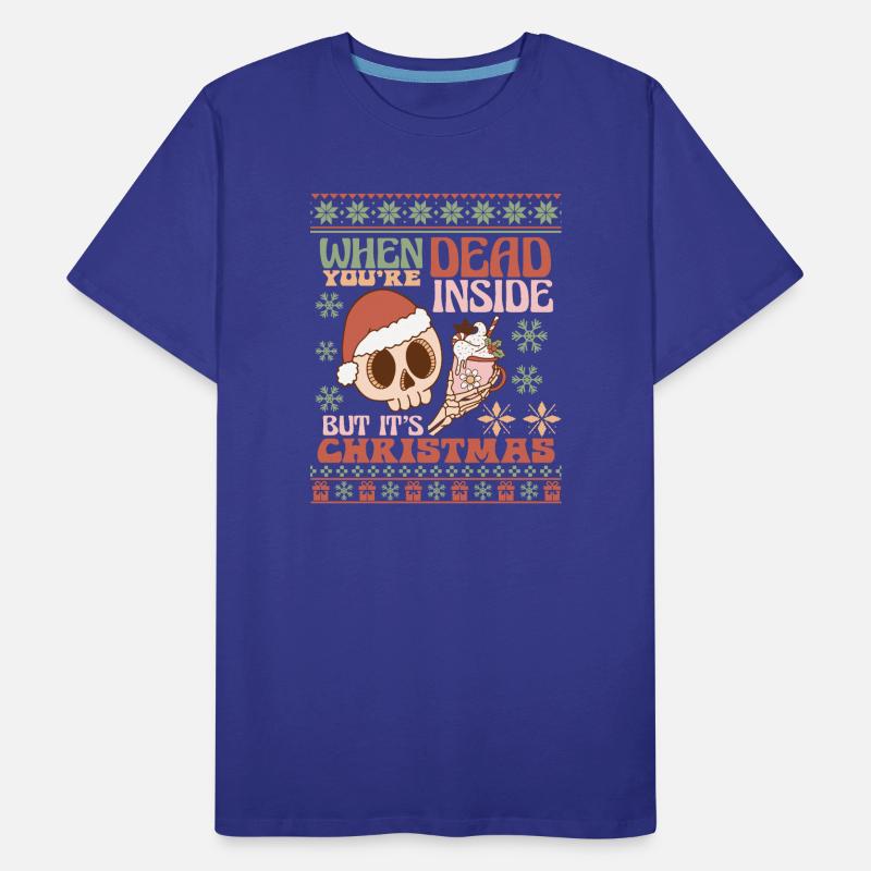 Hässlicher Weihnachtspullover Männer Premium Bio T-Shirt