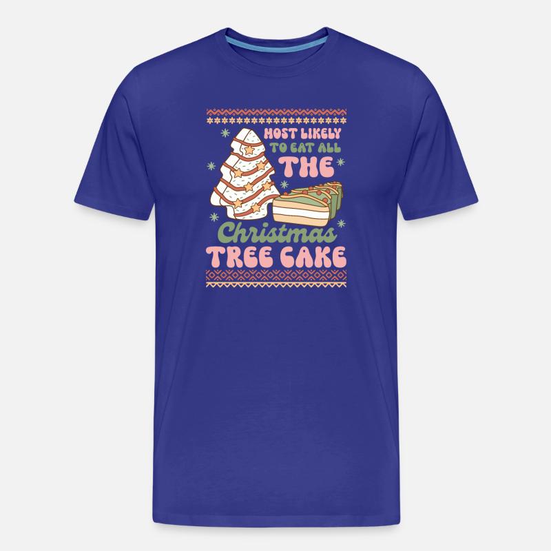 Hässlicher Weihnachtspullover - Männer Premium Bio T-Shirt - Königsblau