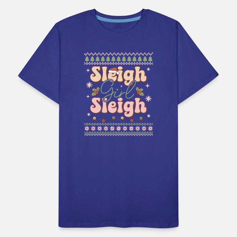Hässlicher Weihnachtspullover Männer Premium Bio T-Shirt