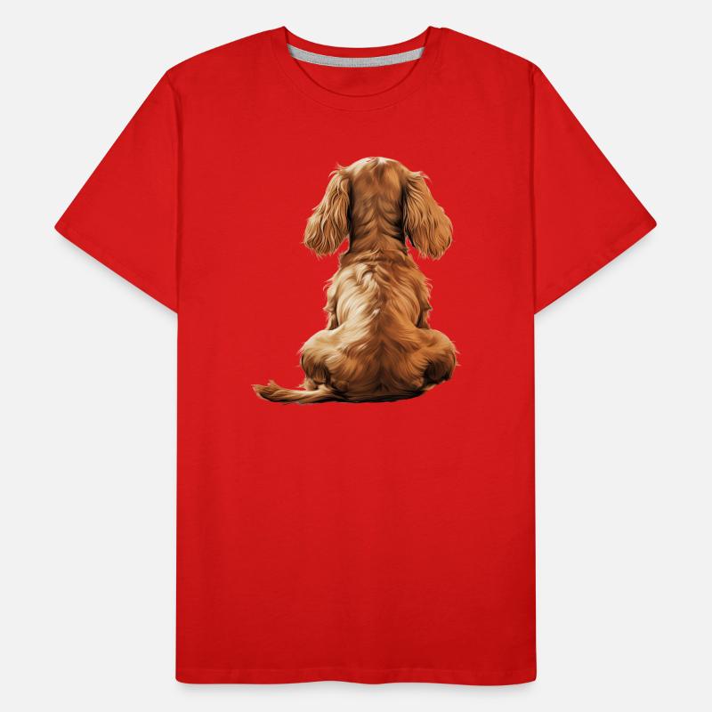 Cocker Spaniel Männer Premium Bio T-Shirt