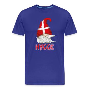 Hygge - hyggelig - Dänemark - Männer Premium Bio T-Shirt - Königsblau - Vorne - Damien (186cm)