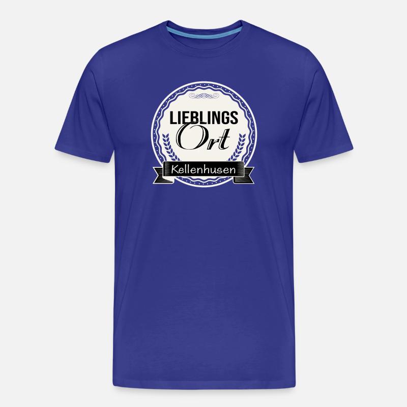 Lieblingsort Kellenhusen - Männer Premium Bio T-Shirt - Königsblau