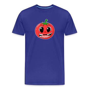 Tomate - T-shirt bio Premium Homme - bleu roi - Devant - Damien (186cm)