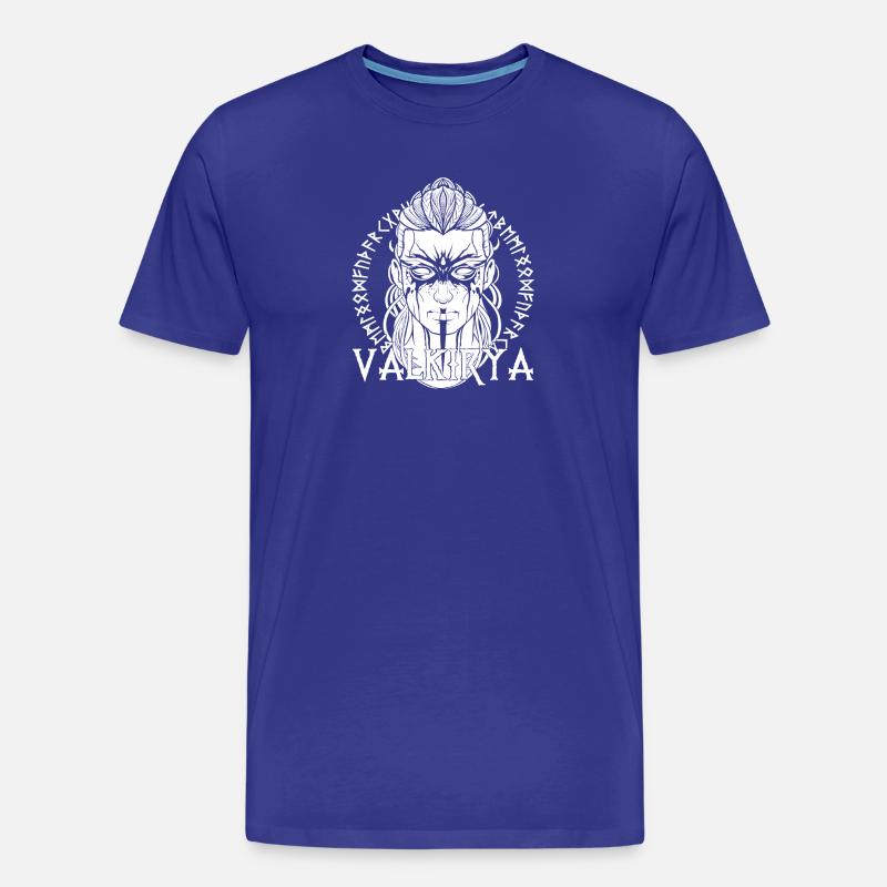 Walküre - Männer Premium Bio T-Shirt - Königsblau