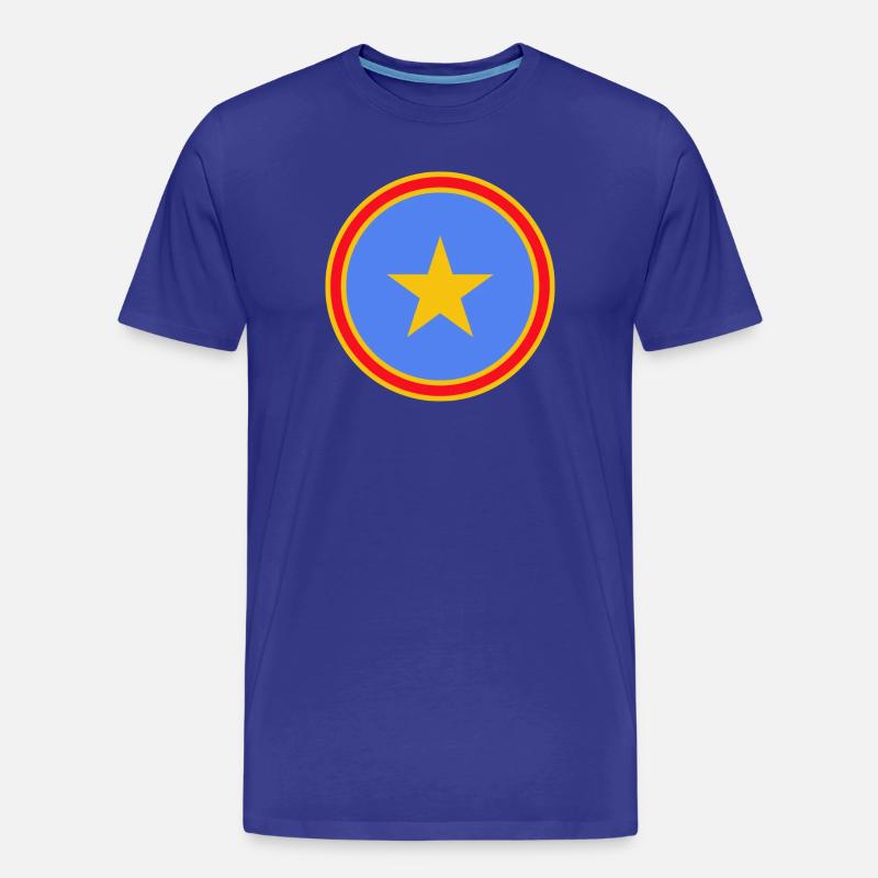 FARBEN DES KONGO - Männer Premium Bio T-Shirt - Königsblau