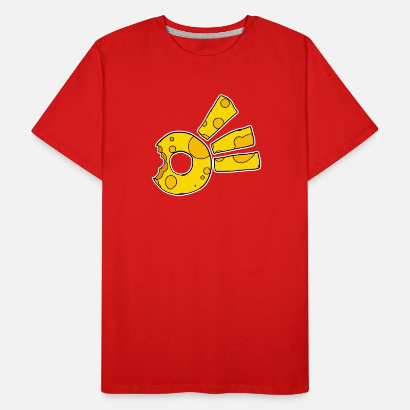 Symbole de la comète du fromage T-shirt bio Premium Homme