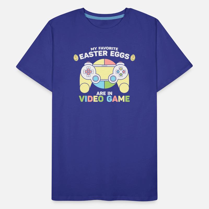 Easter Eggs, Happy Easter, Chocolate Eggs Men's Premium Organic T-Shirt