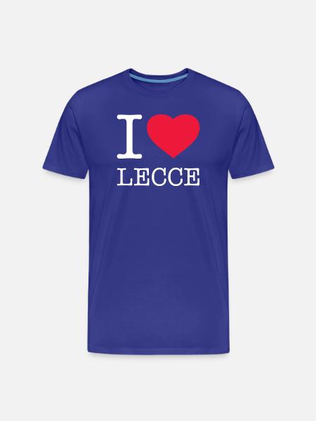 I LOVE LECCE - Men's Premium Organic T-Shirt - royal blue