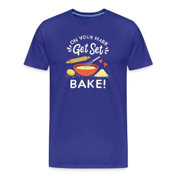 Backen Bäcker Hobbybäcker - Männer Premium Bio T-Shirt - Königsblau - Vorne - Damien (186cm)