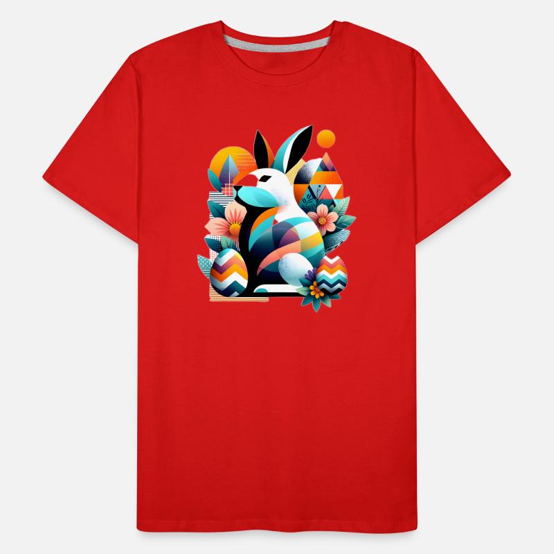 Modern Easter Graphics Männer Premium Bio T-Shirt