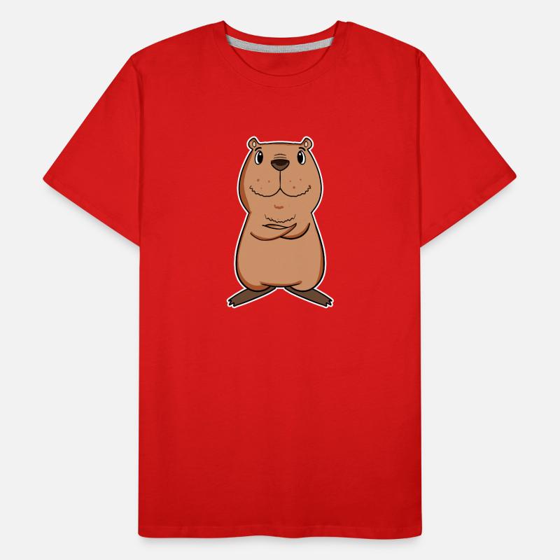 Capybara T-shirt bio Premium Homme