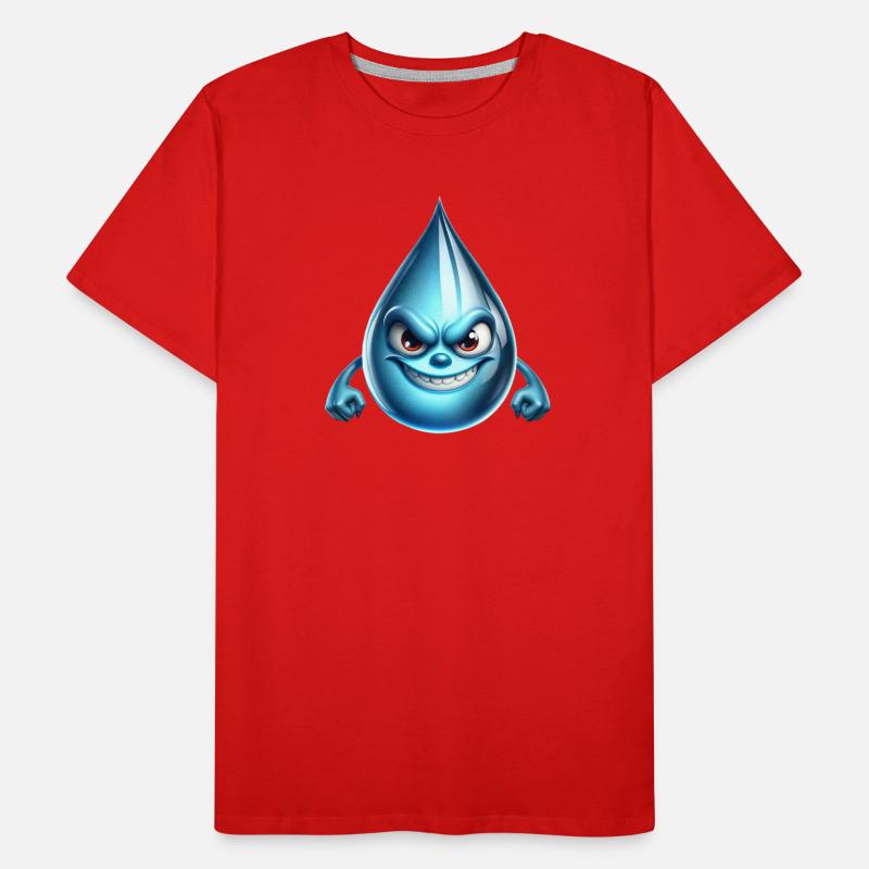 Böser Wassertropfen Männer Premium Bio T-Shirt