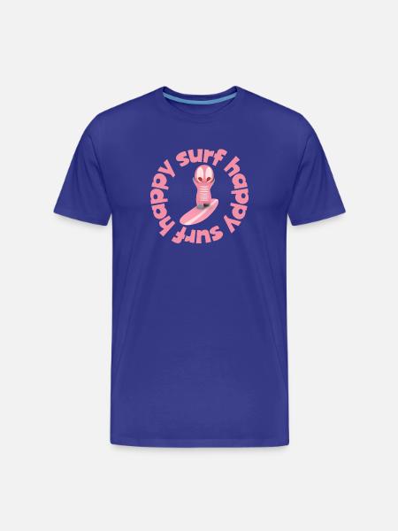 Cute Surf Kawaii Figure - Men's Premium Organic T-Shirt - royal blue