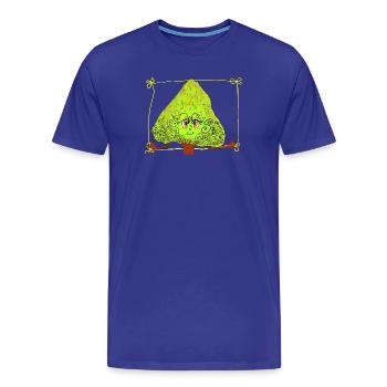 Fantastic Tree with Sprinkles - Men's Premium Organic T-Shirt - royal blue - Front - Damien (186cm)