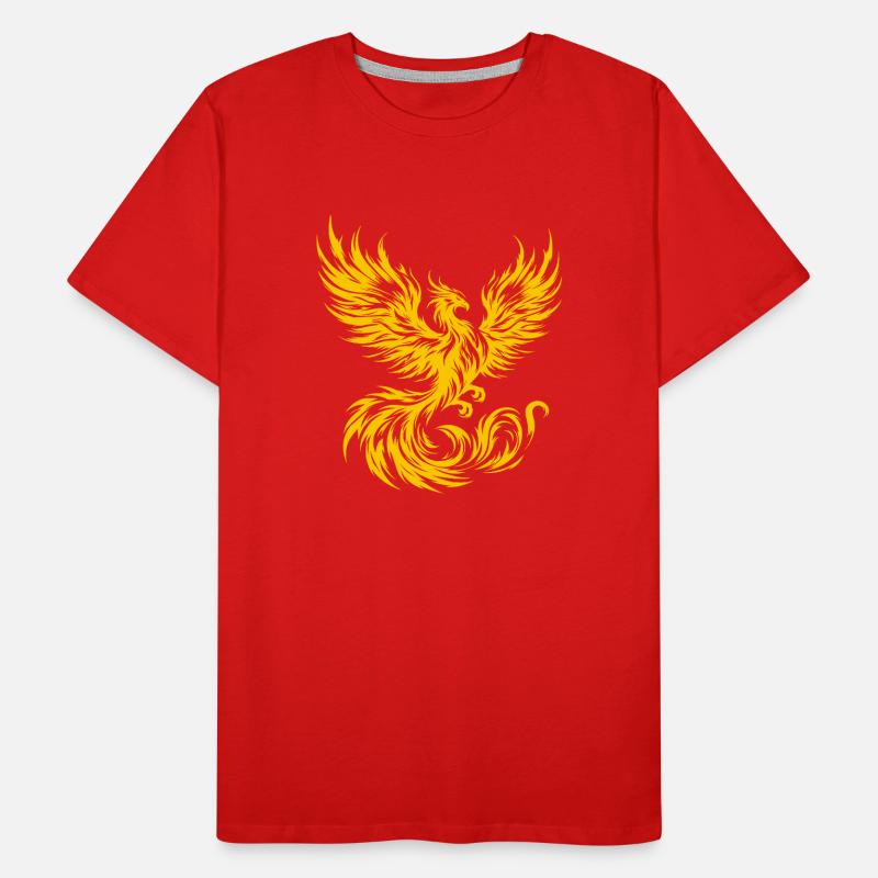 Phoenix de feu T-shirt bio Premium Homme