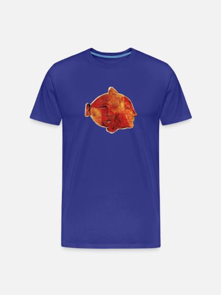 POISSON - T-shirt bio Premium Homme - bleu roi