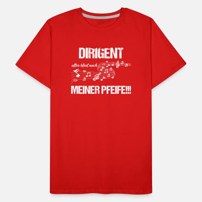 Ich bin Dirigent Männer Premium Bio T-Shirt