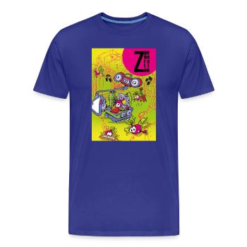 Zgeneration 1 - Men's Premium Organic T-Shirt - royal blue - Front - Damien (186cm)