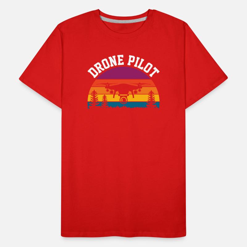 Drone Pilot Men's Premium Organic T-Shirt