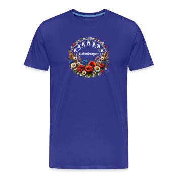 Siebenbürgen Tshirts Damen und Herren - Männer Premium Bio T-Shirt - Königsblau - Vorne - Damien (186cm)