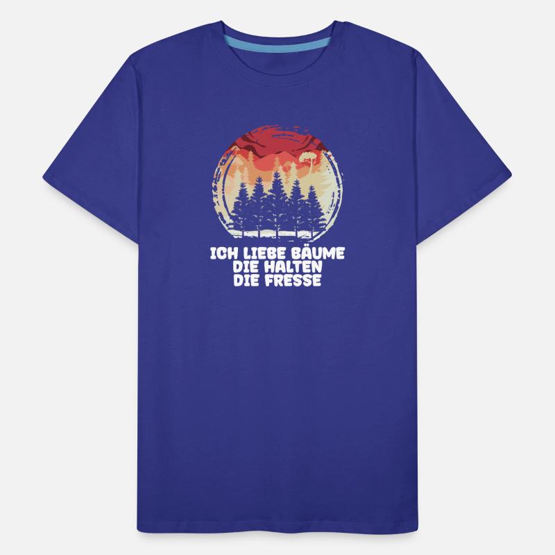 Forestier arbre forestier déclaration menuiserie bûcheron T-shirt bio Premium Homme