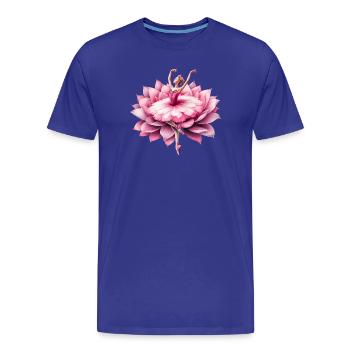 Danseuse de ballet avec tutu - T-shirt bio Premium Homme - bleu roi - Devant - Damien (186cm)