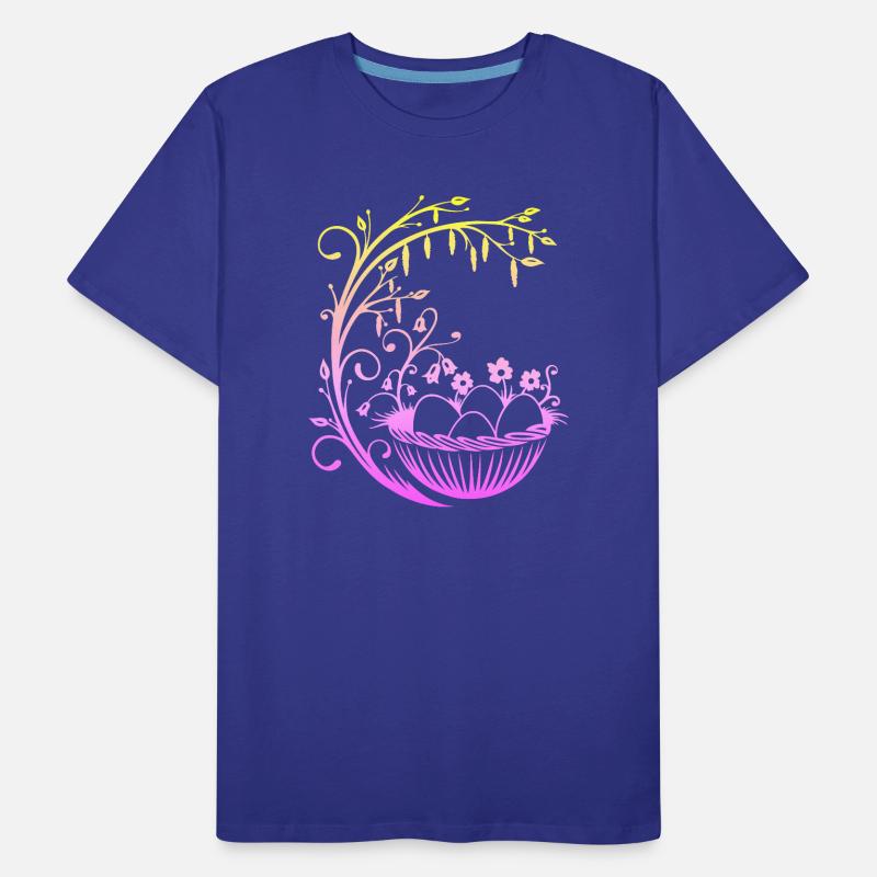 Easter Easter Basket Easter Basket Men's Premium Organic T-Shirt