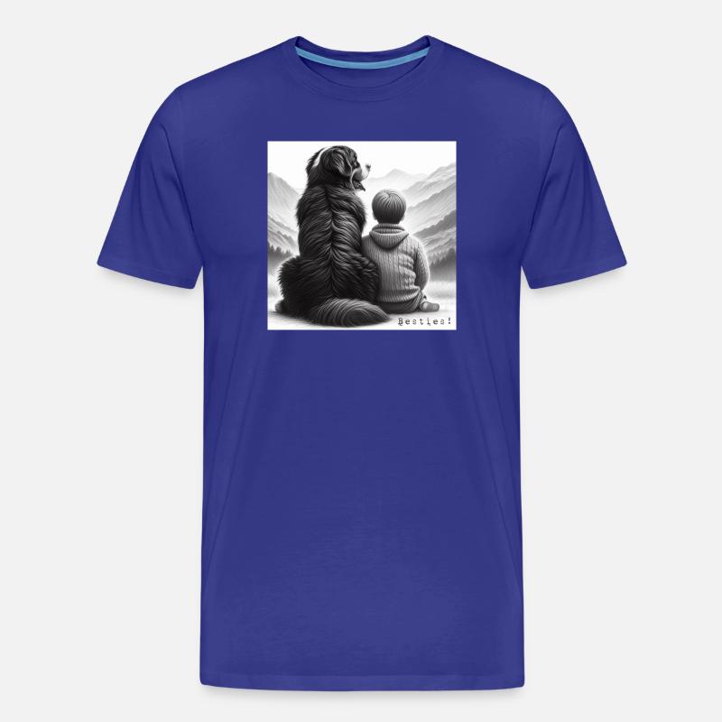 Berner Sennenhund - Männer Premium Bio T-Shirt - Königsblau