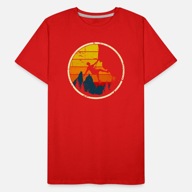 Sunset Summit Balance Men's Premium Organic T-Shirt