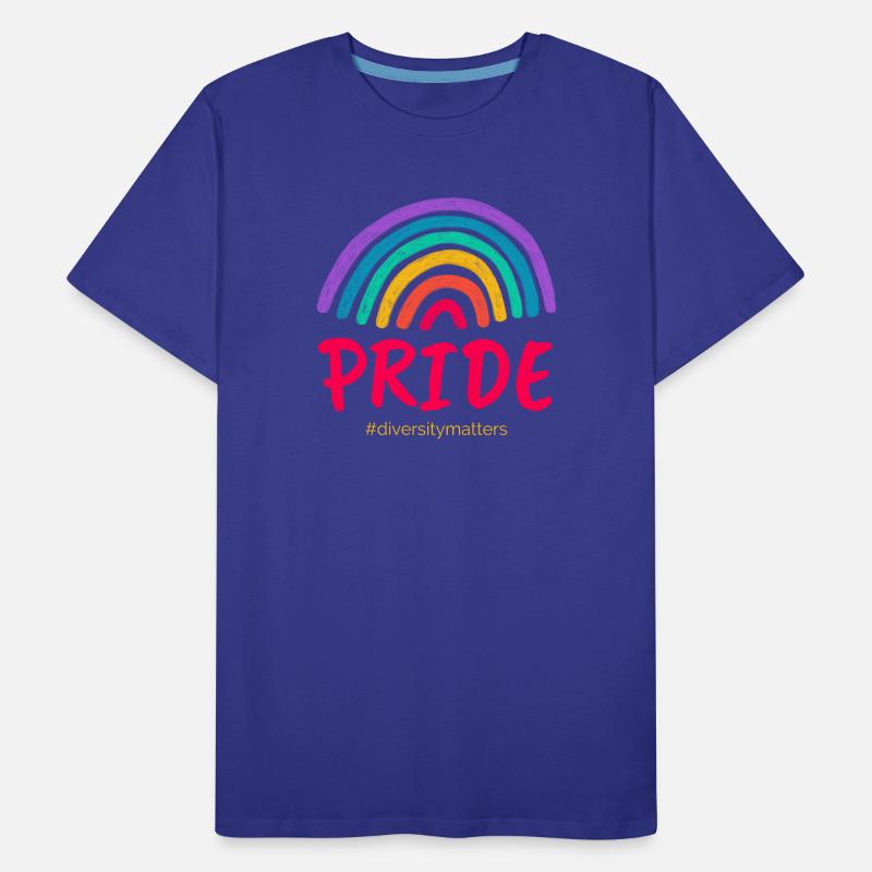 Pride pink #diversitymatters Men's Premium Organic T-Shirt