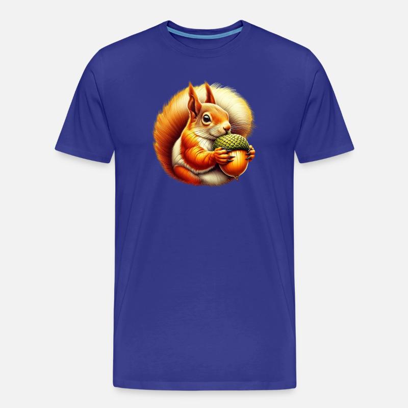Eichhörnchen - Männer Premium Bio T-Shirt - Königsblau