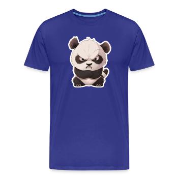Mignon bébé panda panda cassé - T-shirt bio Premium Homme - bleu roi - Devant - Damien (186cm)