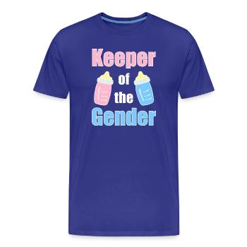 Guardians of gender diversity - Men's Premium Organic T-Shirt - royal blue - Front - Damien (186cm)