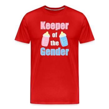 Gardiens de la diversité de genre - T-shirt bio Premium Homme - rouge - Devant - Damien (186cm)