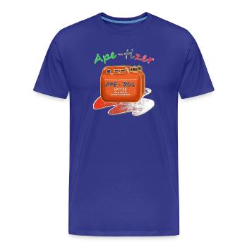 APE-rol tip APE-tizer - Men's Premium Organic T-Shirt - royal blue - Front - Damien (186cm)