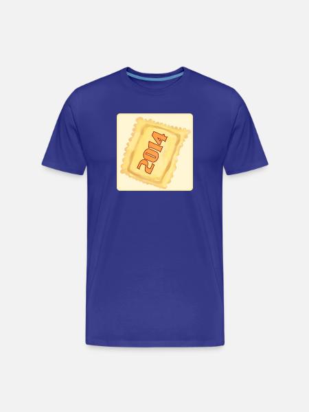 12th BIRTHDAY 2014 - RAVIOLI DUMPLINGS - Men's Premium Organic T-Shirt - royal blue