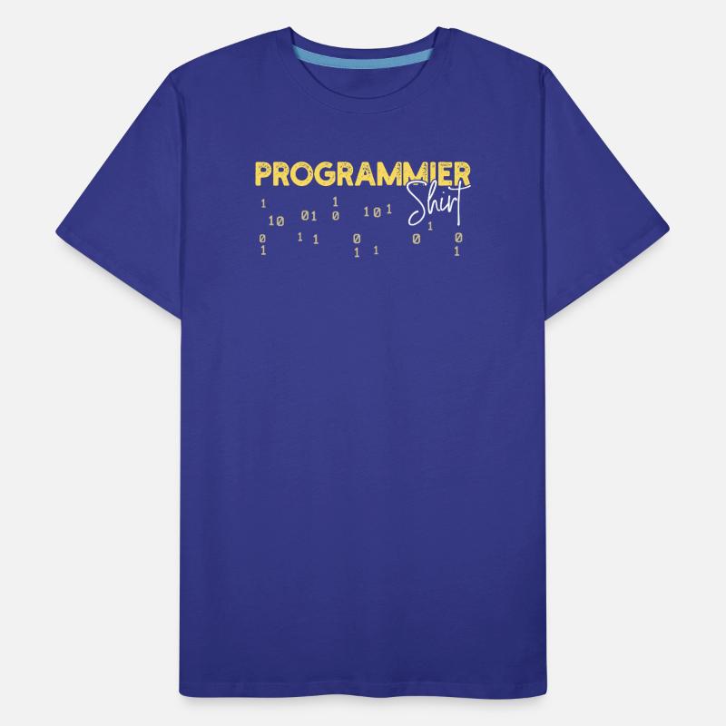Developer Statement Coden Scripting Web Developer Men's Premium Organic T-Shirt