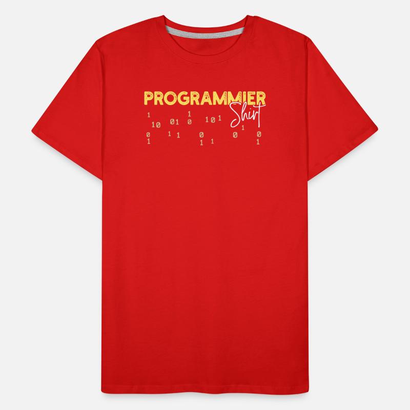 Developer Statement Coden Scripting Web Developer Men's Premium Organic T-Shirt