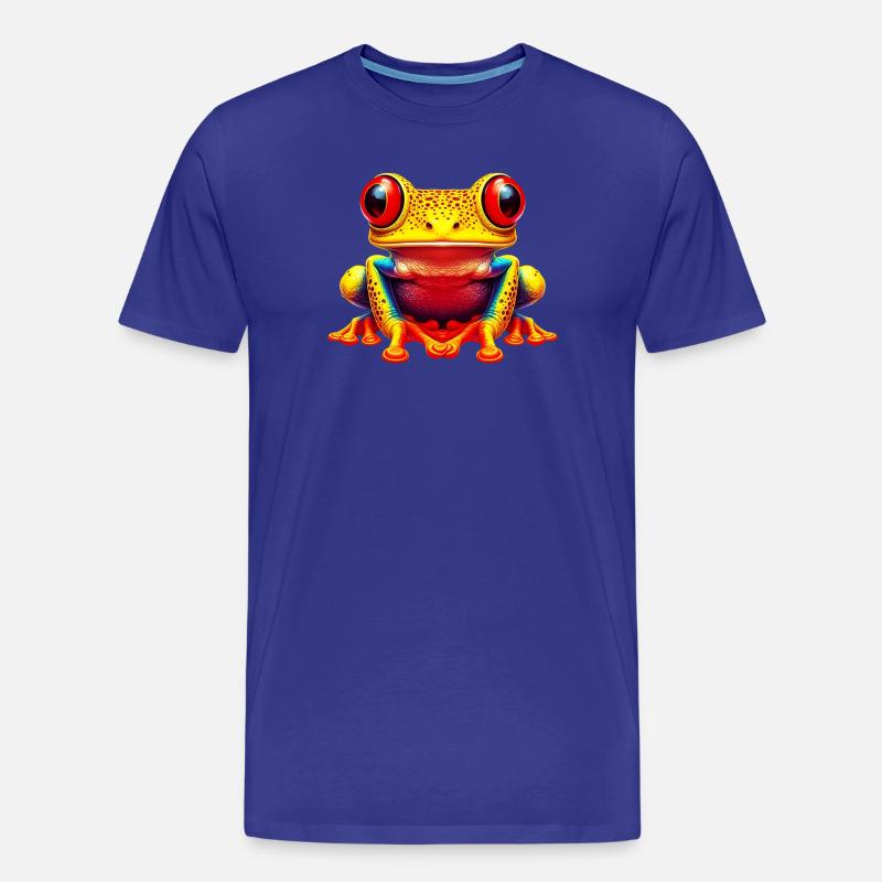 Frosch - Männer Premium Bio T-Shirt - Königsblau